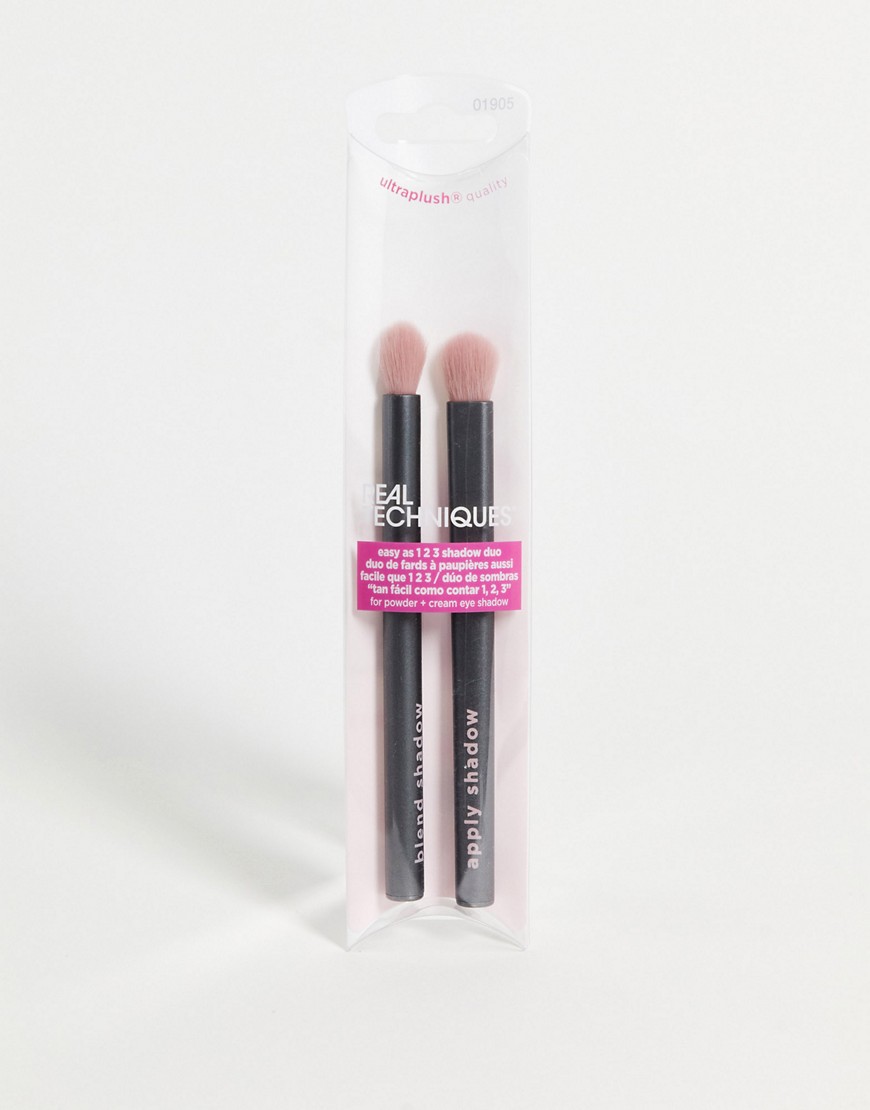 Real Techniques - Easy as 1 2 3 Eyeshadow Brush Duo - Makeup-børster-Ingen farve