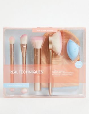 Real Techniques Endless Summer Glow Brush Kit (save 46%) - ASOS Price Checker