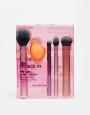 Real Techniques Everyday Essentials Brush Set (save 38%) - ASOS Price Checker