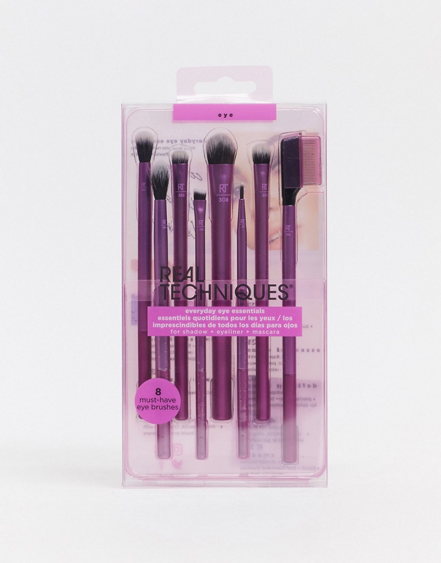 Real Techniques Everyday Eye Essentials Brush Set (save 47%)-No colour