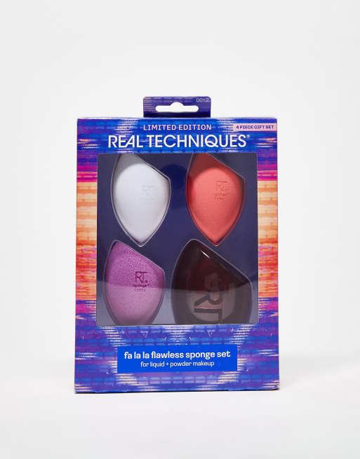 Real Techniques – Fa La La Flawless – Zestaw gąbek do makijażu (oszczędzasz 46%)