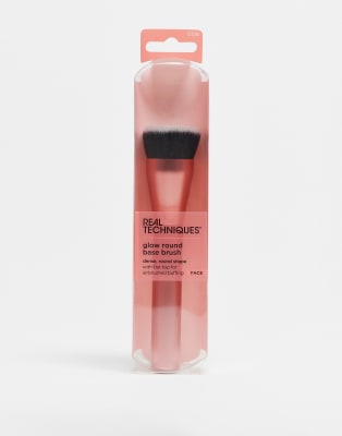 Real Techniques Real Techniques Glow Round Base Makeup Brush-Neutral