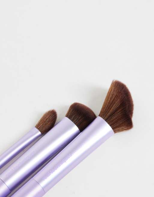 Real Techniques Lilac Skies Soft & Blurred Base Make Up Brush Set, 3 of 3