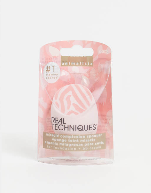 Real Techniques – Limited Edition Animalista Miracle Complexion Sponge – Sminksvamp i Zebra