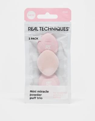 Real Techniques Mini Miracle Powder Puff Trio-Pink