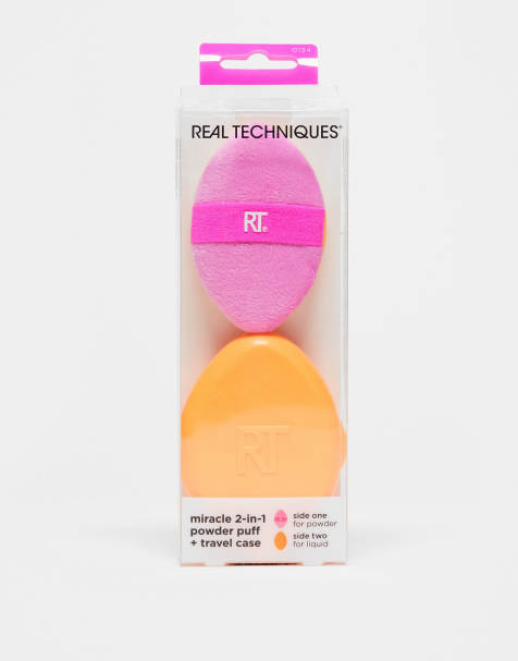 Real Techniques – Miracle – 2-in-1-Puderquaste + Reiseetui - view 1