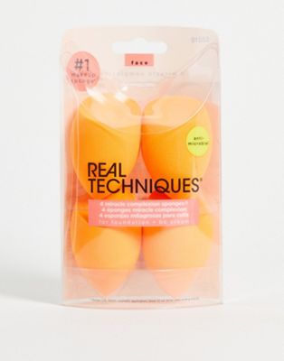 Real Techniques Miracle Complexion Sponge x 4 pack - ASOS Price Checker
