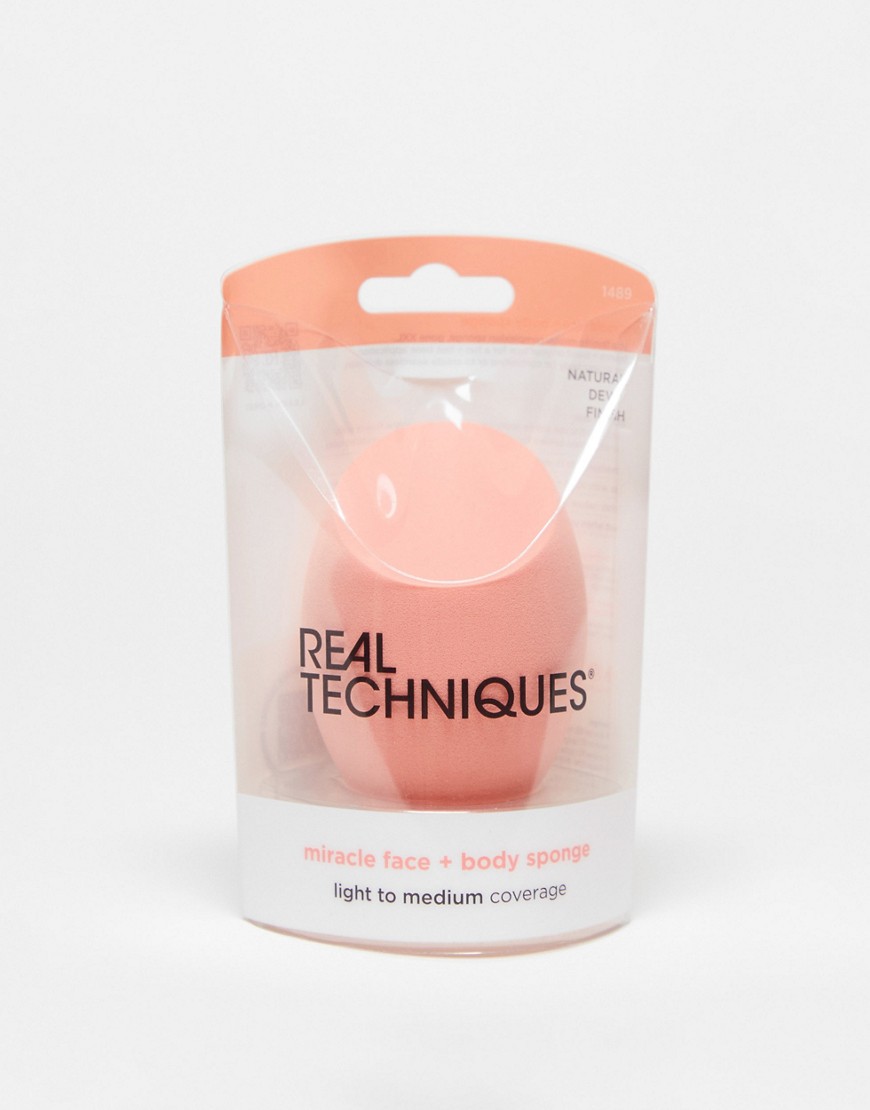 Real Techniques Miracle Face & Body Sponge-no Color
