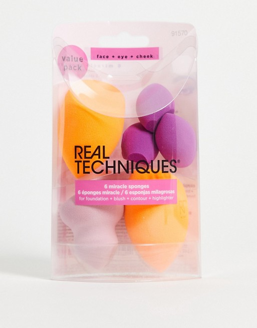 Real Techniques Miracle Sponges x 6