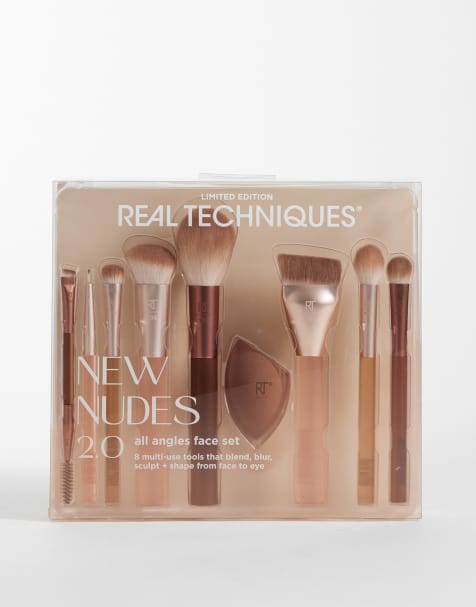Real Techniques New Nudes 2.0 All Angles Face Brush Set - view 1
