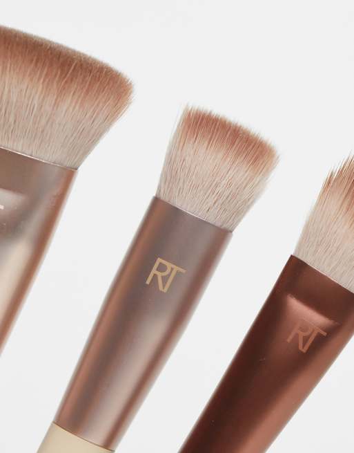 Real Techniques – New Nudes – Nothing But You Face Kit – Zestaw z pędzlami do makijażu, 3 z 4