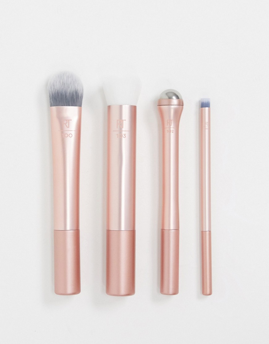 Real Techniques – Prep + Prime Skincare Brush Set – Set med rengöringsborstar-Ingen färg