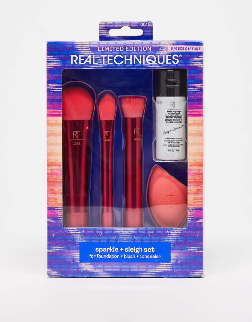 Real Techniques Sparkle + Sleigh Makeup Brush & Sponge Kit (SAVE 39%)