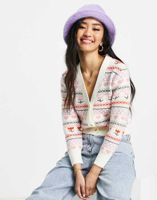 Rebeca con estampado de grecas alpinas de Miss Selfridge (parte de un conjunto)