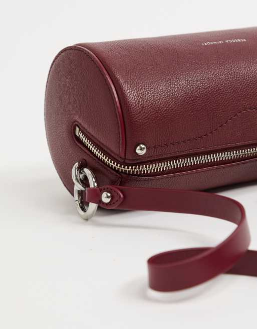 Leather Cross Body Barrel Bag, M&S Collection