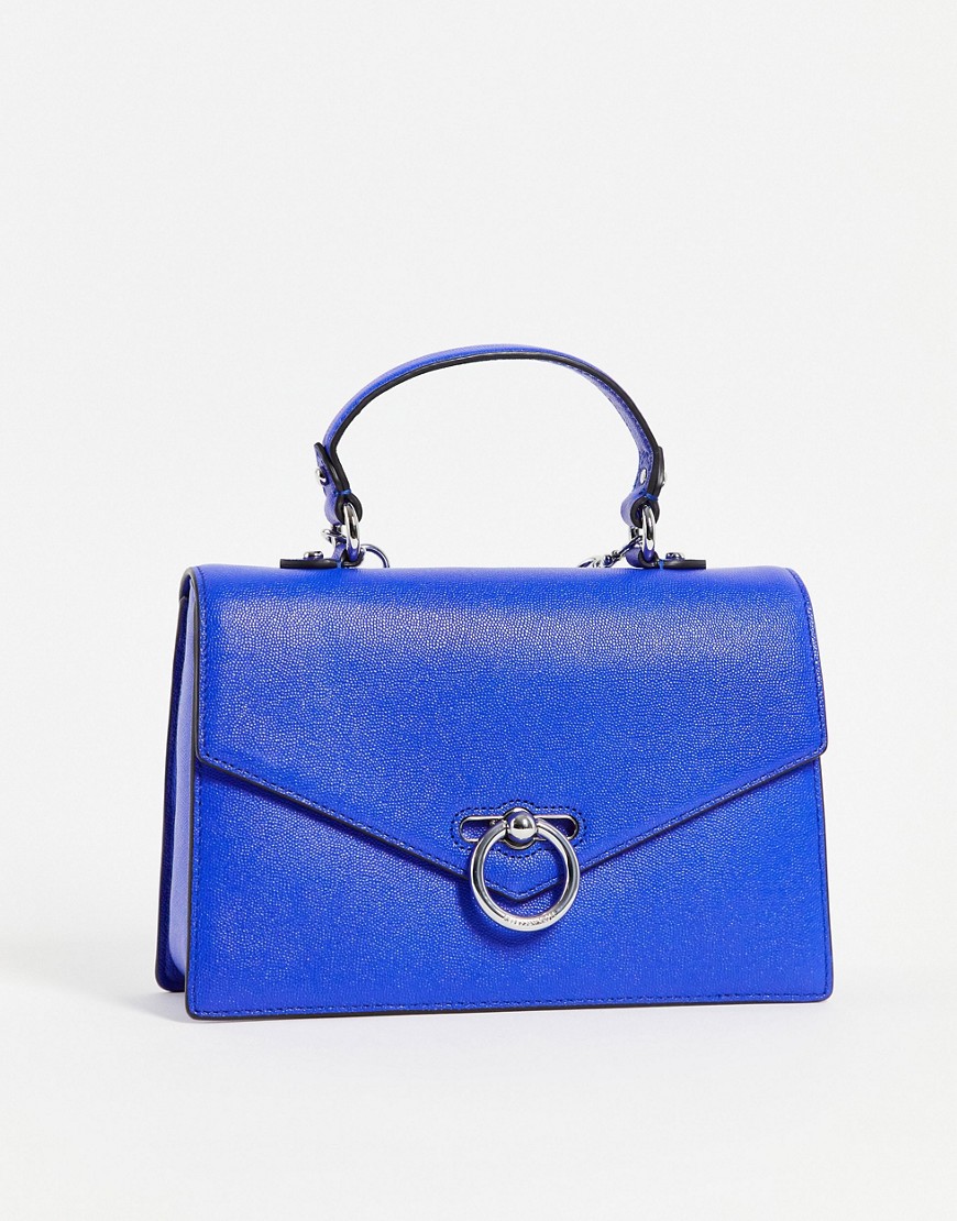 Rebecca Minkoff flap satchel backpack in blue-Blues