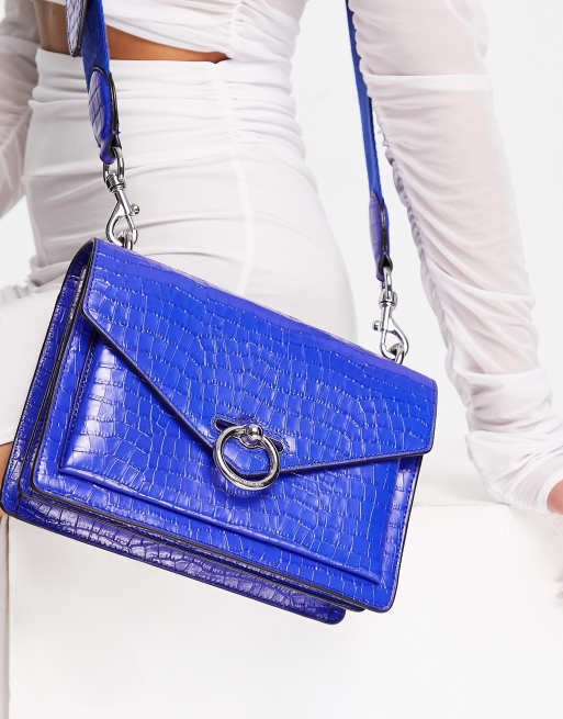 Blue rebecca minkoff outlet bag