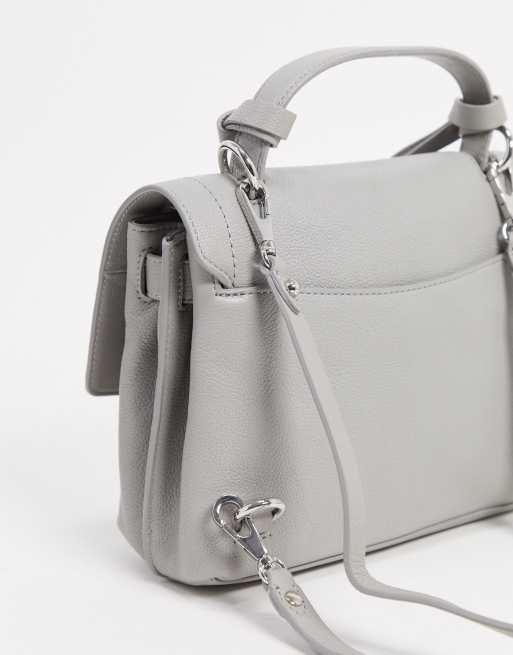 Rebecca Minkoff stella leather convertible backpack in gray ASOS