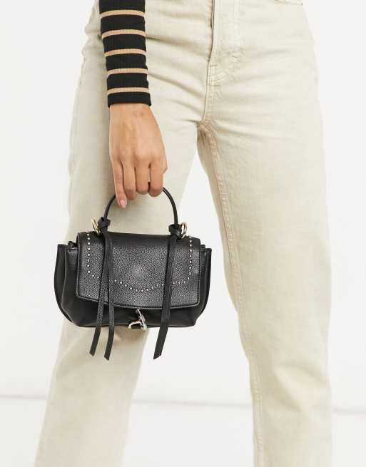 Mini Stella Leather Satchel