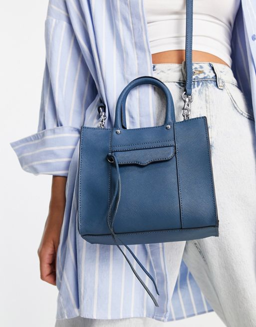 Rebecca Minkoff top handle bag in blue