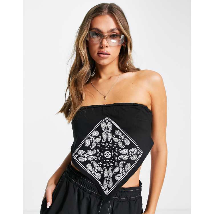 Strapless on sale bandana top