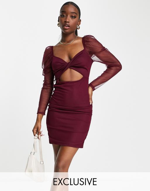 Berry hotsell mini dress