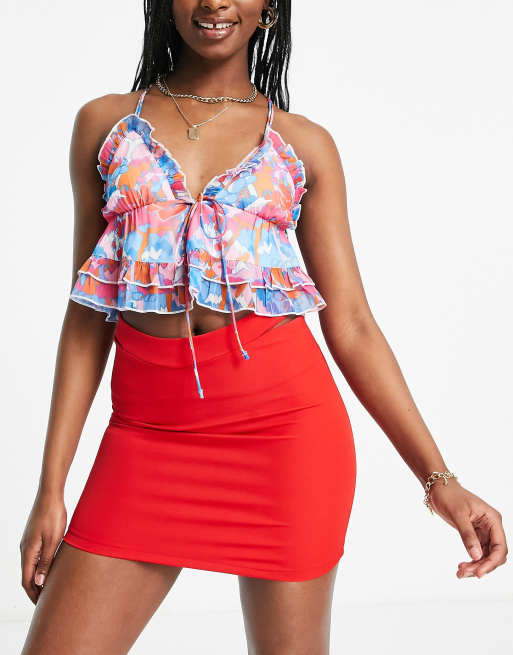 Crop Top and Skirt Sets  Mini & Midi Skirt & Crop Top Sets – Rebellious  Fashion