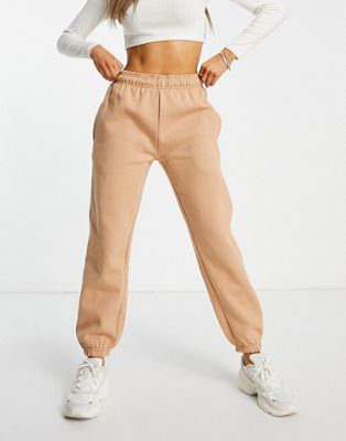 Rebellious Fashion oversized Joggers in camel