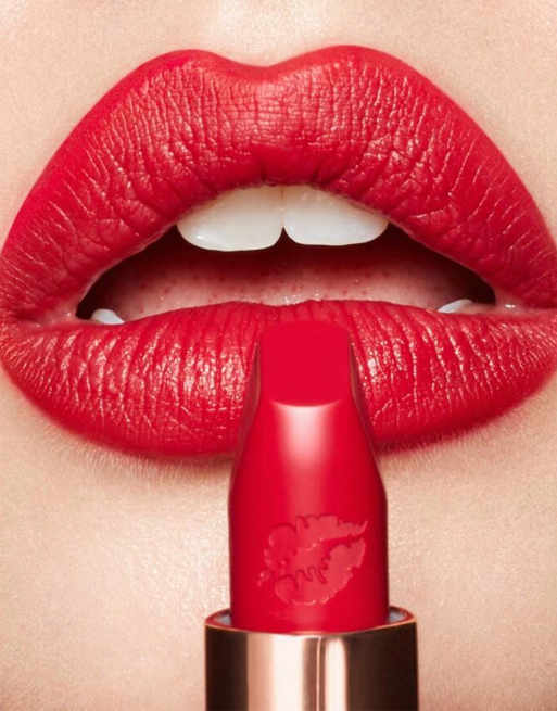 Recambio de pintalabios Hot Lips 2 de Charlotte Tilbury - Patsy Red, 3 de 4