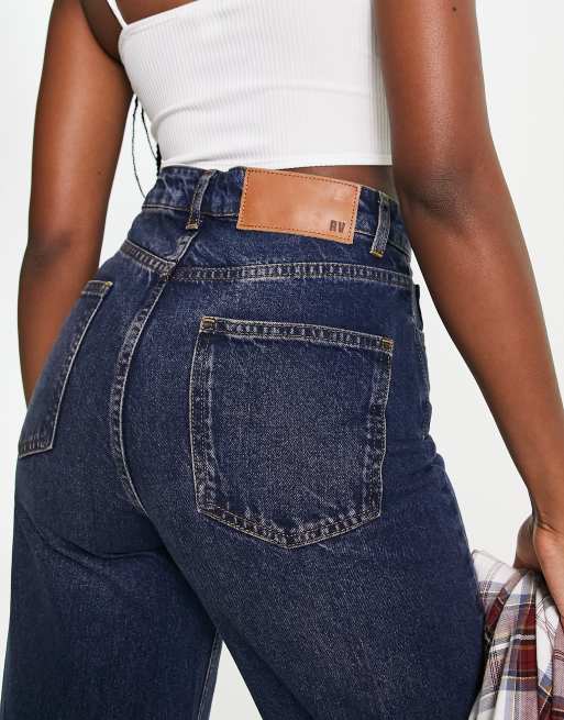 Reclaimed Vintage '88 wide leg jeans in dirty blue, 3 of 4