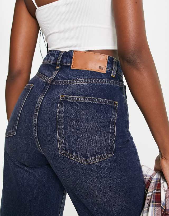 Reclaimed Vintage '88 wide leg jeans in dirty blue 1