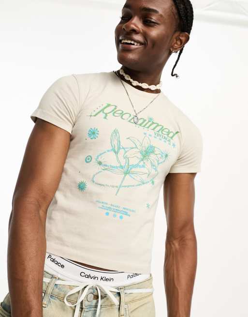 Calvin klein shrunken tee 2025