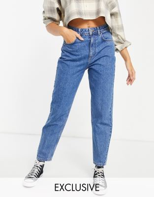 Reclaimed Vintage 92 regular mom jean in pretty blue