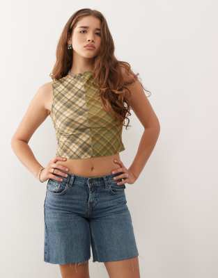 Reclaimed Vintage A Line Denim Dad Shorts