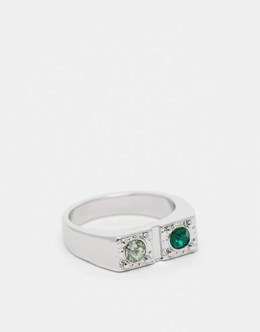 Reclaimed Vintage - Anello avvolgente unisex color argento