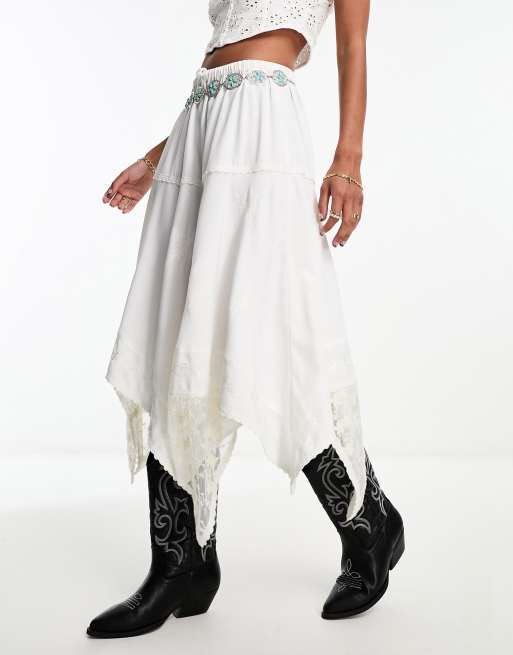 Boho skirt top asos