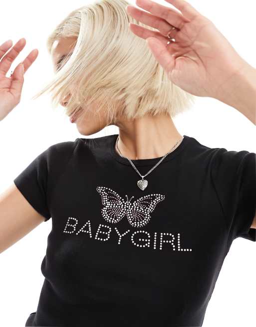 Black baby girl shirt discount