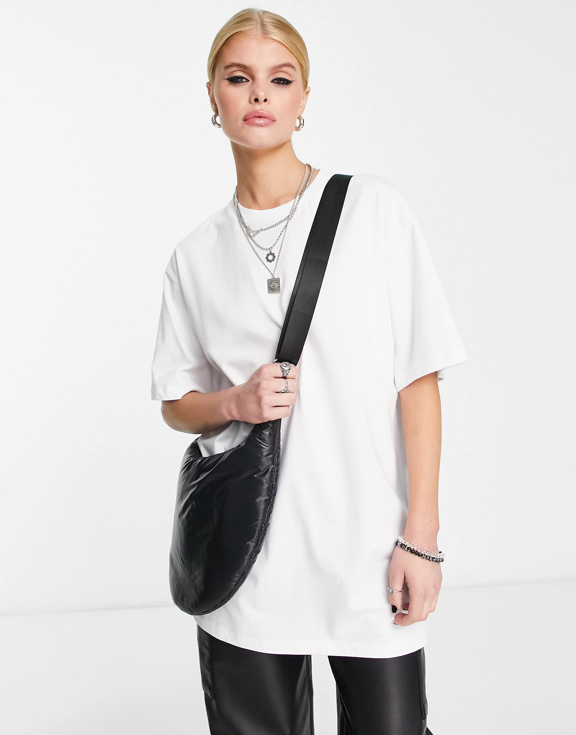 Reclaimed Vintage back print t-shirt in white view 3