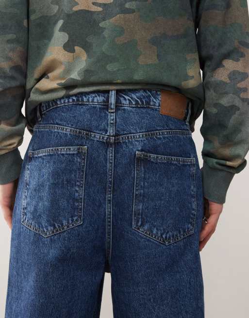 Reclaimed Vintage baggy dad jeans in washed blue, 5 of 5