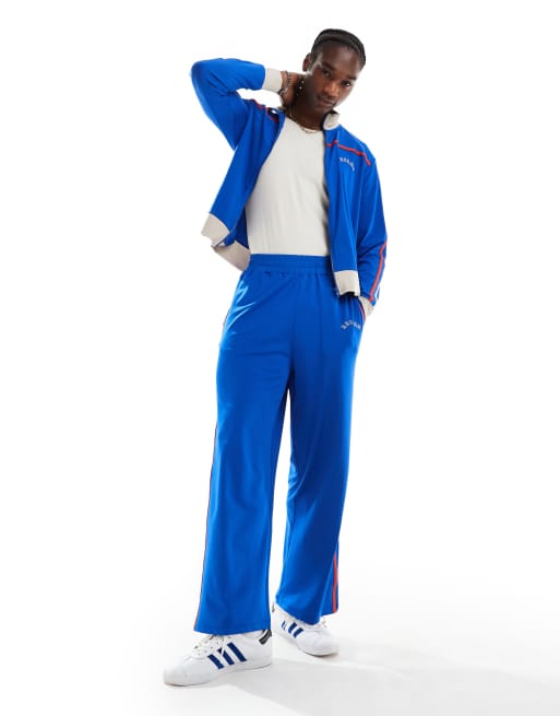 Reclaimed Vintage baggy sport track sweatpants with side