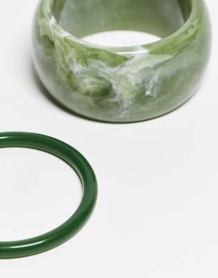 Reclaimed Vintage Bangle 2 Pack