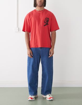 Reclaimed Vintage Barrel Leg Denim Jeans In Blue