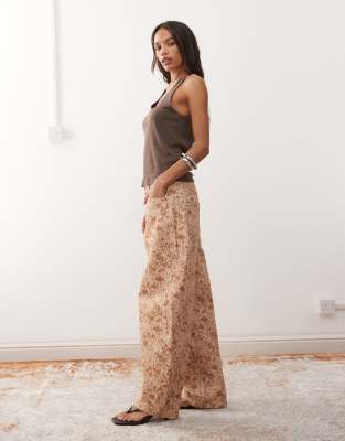 Reclaimed Vintage Barrel Leg Jeans In Multi