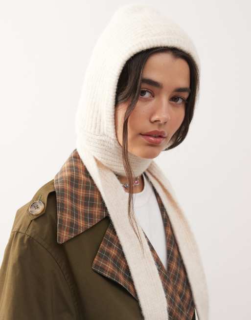 Reclaimed Vintage – Beige hätta med logga