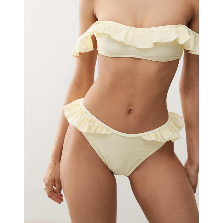 [GLOWNY] FRILL BIKINI BOTTOM ★大人気★ Splash Frill Bikini Bottom Swimsuit - Walmart.com