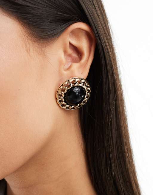 Reclaimed Vintage - Boucles d'oreilles style antique - Doré patiné