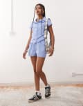 [Reclaimed Vintage] Reclaimed Vintage boxer shorts in blue check (part of a set) S Blue check