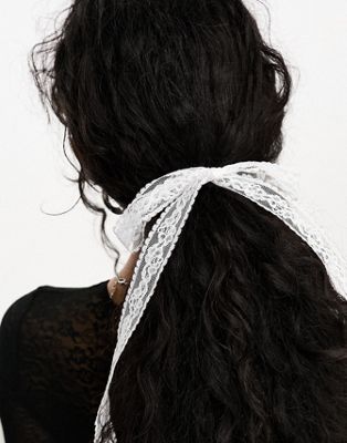 Reclaimed Vintage braidable lace hair scarf