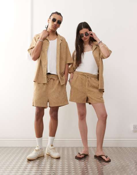 Reclaimed Vintage – Bruna manchestershorts i unisex-modell - view 1