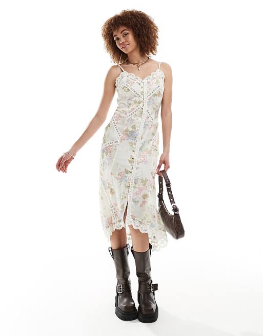 Bohemian Vintage Floral Contrast Bags(4 Colors) Bohemian Vintage Floral Contrast Bags(4 Colors)